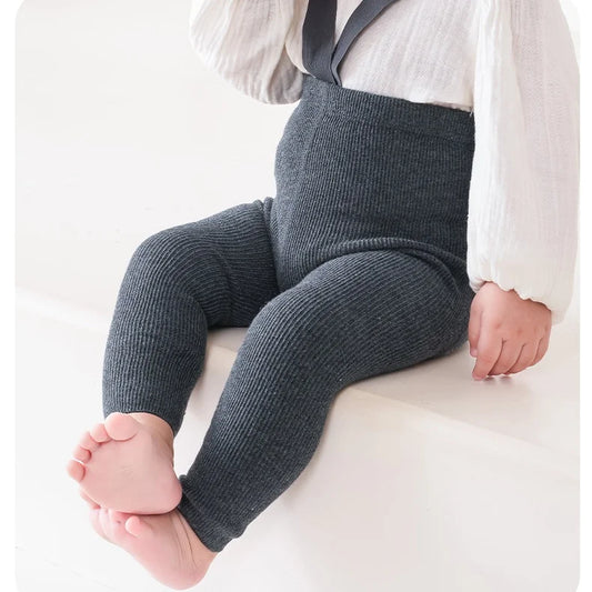 Cozy Baby Suspender Leggings